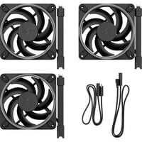 Fractal Design Momentum 12 RGB case fans Zwart, 3 stuks, 120 x 120 x 25 mm, PWM