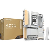 GIGABYTE X870E AERO X3D WOOD socket AM5 moederbord Zilver/houtkleur, RAID, 2x 5 Gb-LAN, WLAN, BT, Sound, ATX