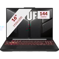 ASUS TUF Gaming A16 FA607NU-RL111W 16" gaming laptop Zwart/grijs | R5 7535HS | RTX 4050 | 16 GB | 512 GB SSD