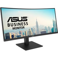 ASUS VA34VCPSR 34" Curved UltraWide monitor Zwart, 100 Hz, HDMI, DisplayPort, Audio, LAN, USB-C