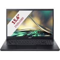 Acer Aspire 7 A715-76G-53FN 15.6" laptop Zwart | i5-12450H | RTX 2050 | 16 GB | 512 GB SSD
