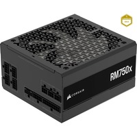 Corsair RM750x (2025), 750 Watt voeding Zwart, 1x 12VHPWR, 3x PCIe, kabelmanagement