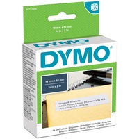 Dymo LW retouretiketten 19 x 51 mm label Wit