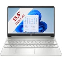 HP 15s-fq4345nd 15.6" laptop Zilver | i5-1155G7 | Iris Xe Graphics | 16 GB | 512 GB SSD