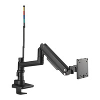 Kensington SmartFit Premium heavy duty single monitorarm Zwart