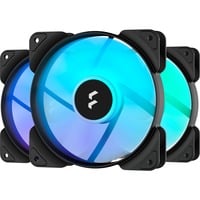 Fractal Design Aspect 12 RGB Black Frame 3-pack case fan Zwart/wit, 3 stuks, 3-pins fan aansluiting