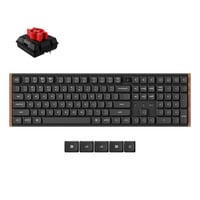Keychron K5 Ultra 8K Wireless Custom Mechanical Keyboard Zwart, US lay-out (QWERTY), Keychron Milk POM Red, 100%, RGB leds, LSA Double-shot PBT, USB-C | 2.4 GHz | Bluetooth 5.2
