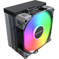 Montech NX400 ARGB cpu-koeler Zwart, 4-pin PWM