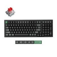 Keychron K4 Ultra 8K Wireless Custom Mechanical Keyboard Zwart, US lay-out (QWERTY), Keychron Apex Red, 96%, RGB leds, OSA Double-shot PBT, USB-C | 2.4 GHz | Bluetooth 5.2