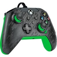 PDP PDP Wired Controller - Neon Carbon Antraciet/groen
