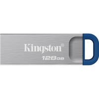 Kingston DataTraveler Kyson USB Flash Drive 128 GB usb-stick Zilver/blauw, USB-A 3.2 (5 Gbit/s)