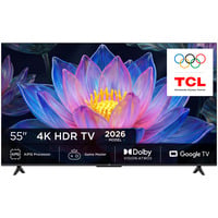 TCL 55P6L 4K SMART TV 55" Ultra HD Lcd Zwart, 3x HDMI, USB-A, LAN, WiFi, BlueTooth