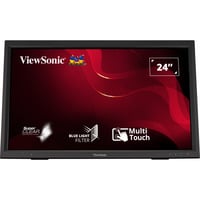 ViewSonic IR Touch monitor TD2423 24" Zwart, 1x HDMI, 1x DVI, 1x VGA, 2x USB-A