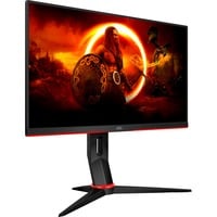 AOC Q24G2A/BK 23.8" gaming monitor Zwart/rood, 2x HDMI, DisplayPort, AMD Freesync, 165 Hz