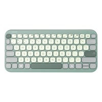 ASUS Marshmallow Keyboard KW100 Donkergroen, US lay-out (QWERTY), Scissor switches, 75%, Bluetooth Low Energy (BLE) 5.0