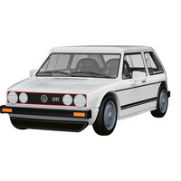 COBI Volkswagen Golf GTI (1976-1983) Constructiespeelgoed Schaal 1:35