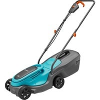 GARDENA Accugrasmaaier PowerMax 30/18V P4A Set Zwart/turquoise, Incl. Li-Ion Accu 4,0Ah, POWER FOR ALL ALLIANCE