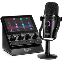 Hercules Stream Starter Kit mengpaneel Zwart, Stream 100 + HUD-600