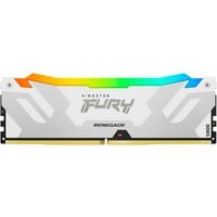 Kingston FURY 16 GB DDR5-7200 werkgeheugen Wit, KF572C38RWA-16, Renegade RGB, XMP