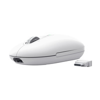 Trust Seron Draadloze Muis, Slank met Hyperscrollwiel  Wit, 1000-3200 Dpi, 2.4GHz, 2x Bluetooth, USB