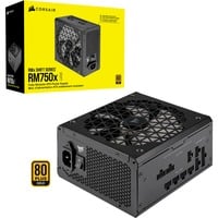 Corsair RM750x Shift 750W voeding  Zwart, 1x 12VHPWR, 3x 6+2-pin PCIe, Kabel-management