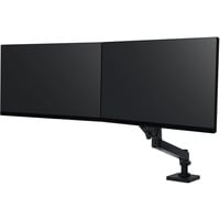 Ergotron LX Pro Desk Dual Direct Arm monitorarm Zwart
