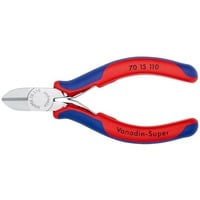 KNIPEX Zijsnijtang 7015110 kniptang Rood/blauw