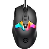 LORGAR MSP80 gaming muis Zwart, 100 - 26000 dpi, RGB, RGB display
