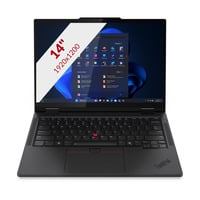 Lenovo ThinkPad T14s 2-in-1 Gen 1 (21R30069MH) 14"  laptop Zwart | Ultra 7 255U | 	Intel Graphics | 32 GB | 1 TB SSD | Touch