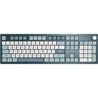 Montech Mkey Freedom, toetsenbord Donkerblauw/wit, US lay-out, Gateron G Pro Brown, Hot-swappable, RGB, PBT