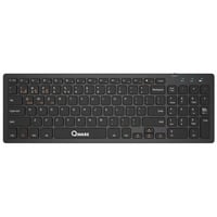 Qware Oldham draadloos toetsenbord Zwart, EU lay-out (QWERTY), Scissor switches, 2,4 GHz USB | Bluetooth
