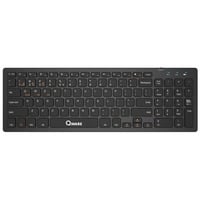 Qware Oldham draadloos toetsenbord Zwart, EU lay-out (QWERTY), Scissor, 2,4 GHz USB | Bluetooth