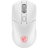 MSI VERSA 300 WIRELESS WHITE gaming muis Wit, 400 - 8.000 DPI, 2,4 GHz / Bluetooth / USB