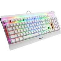 Sharkoon SKILLER SGK3, gaming toetsenbord Wit, US lay-out, Kailh Blue, RGB leds