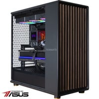 ALTERNATE Ryzen 9 - RTX  5080 Gaming pc Powered by ASUS Zwart/houtkleur | R9 9950X3D | RTX 5080 | 64 GB | 2 TB SSD