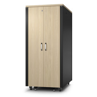 APC NetShelter AR4032IA, 32U server rack Houtkleur/zwart, 75(b) x 167,5(h) x 113,04(d) cm, geluiddicht