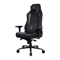 Arozzi Vernazza Supersoft Fabric - Black gamestoel Zwart/grijs
