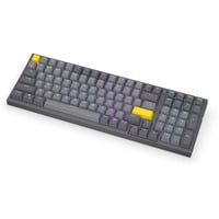 ENDORFY Celeris 1800 RGB mechanisch gaming toetsenbord Grijs, US lay-out (QWERTY), ENDORFY Yellow by Gateron, 100%, ARGB, PBT keycaps, Hot-swap, Bluetooth / USB-C / 2.4 GHz