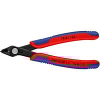 KNIPEX Electronic Super Knips 78 81 125 elektronica-tang Rood/blauw, Verbinding met roestvrij stalen klinknagel, draadklem