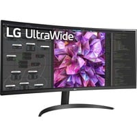 LG UltraWide 34WQ60C-B 34" Curved monitor Zwart, 2x HDMI, 1x DisplayPort