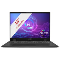 MSI Prestige 16 AI+ Evo B2VMG-233N 16"  Copilot+ laptop Donkergrijs | Ultra 7 258V | Arc Graphics 140V | 32 GB | 1 TB SSD | OLED