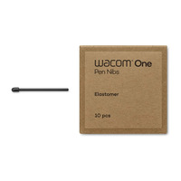 Wacom Pen Nibs Elastomer (black) for Wacom One Standard Pen (10 stuks) punt van pen Zwart