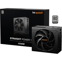 be quiet! Straight Power 12 Platinum 1000W voeding  Zwart, 1x 12VHPWR, 4x PCIe, Kabelmanagement