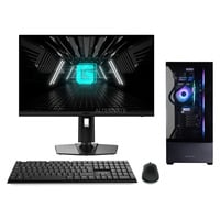 ALTERNATE Thunderstorm Starter Ryzen 5 - RTX 5060 Ti 2K Ready-To-Play voordeelbundel gaming pc Zwart | R5 9600X | RTX 5060 Ti | 32 GB | 1 TB SSD + 27 inch 2K gaming monitor | gaming muis | gaming toetsenbord