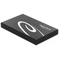 DeLOCK Externe behuizing voor 2,5" SATA HDD/SSD Zwart, 42611