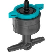 GARDENA Verstelbare Seriedruppelaar 1-8 l/u, drukcompenserend druppelaar Zwart/turquoise