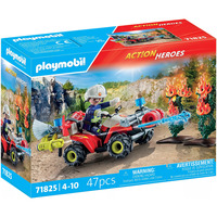 PLAYMOBIL Action Heroes - Brandweer Quad Constructiespeelgoed 71825