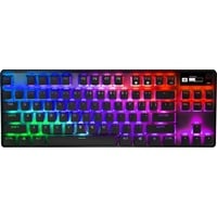 SteelSeries Apex Pro TKL Wireless, gaming toetsenbord Zwart, US lay-out, SteelSeries OmniPoint 2.0, RGB leds, Double shot PBT-keycaps, Bluetooth 5.0, 2,4 Ghz