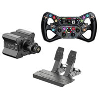 MOZA R9 V3 + KS Pro + SRP2 bundel Zwart, Basis, stuur en pedalen