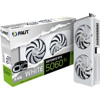 Palit GeForce RTX 5060 Ti OC WHITE 8GB grafische kaart Wit, DLSS 4, 3x DisplayPort, 1x HDMI 2.1